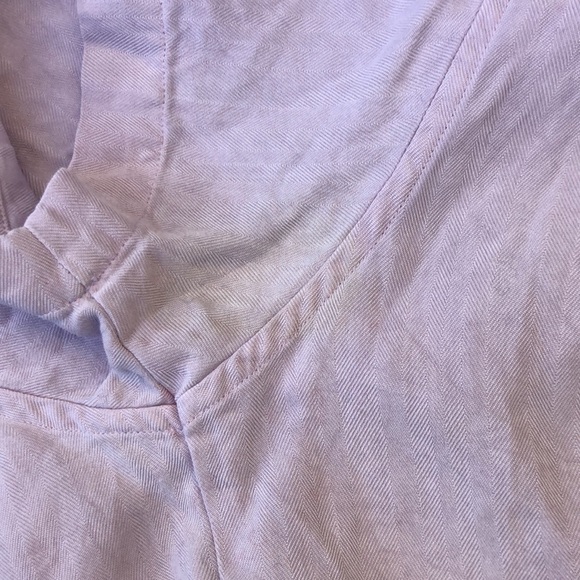 Tommy Bahama silk button down shirt in taupe - Picture 4 of 5